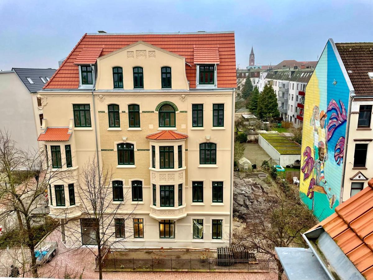 Woelkchen - Wohnung Mit Balkon, Holzdielen & Tv Bremerhaven Esterno foto