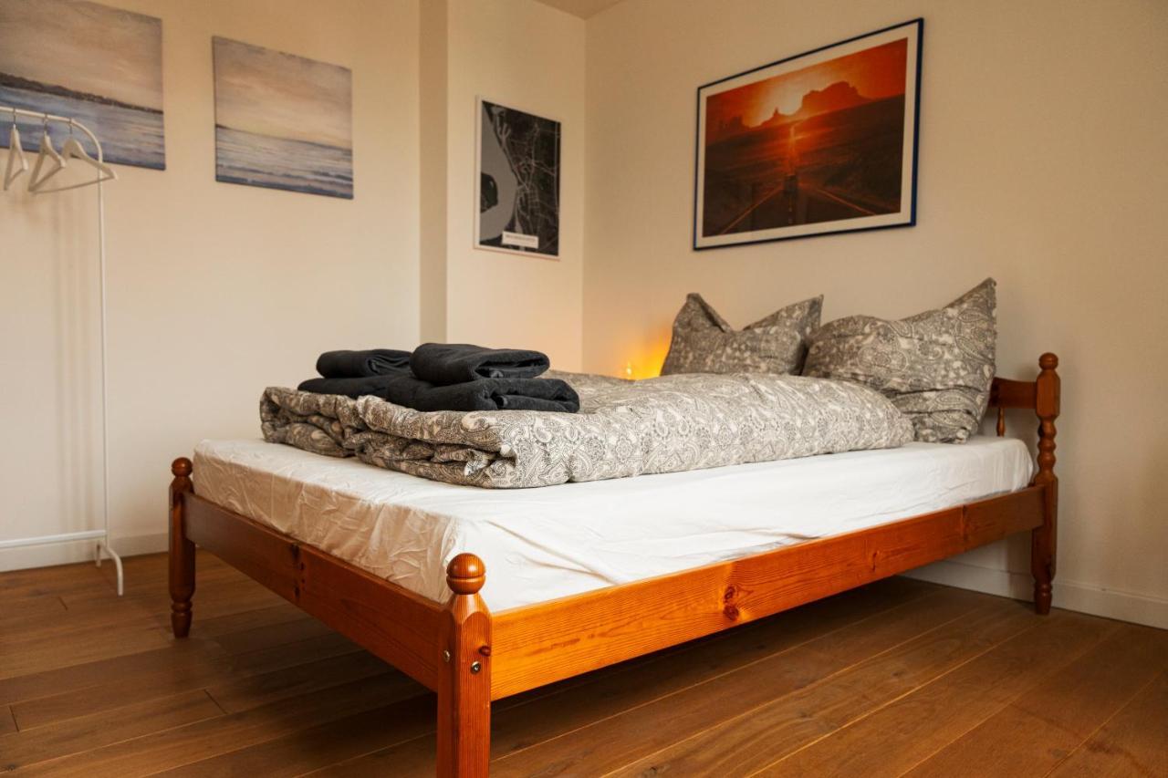 Woelkchen - Wohnung Mit Balkon, Holzdielen & Tv Bremerhaven Esterno foto